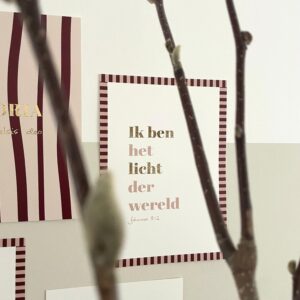 Poster Ik Ben Het Licht Der Wereld